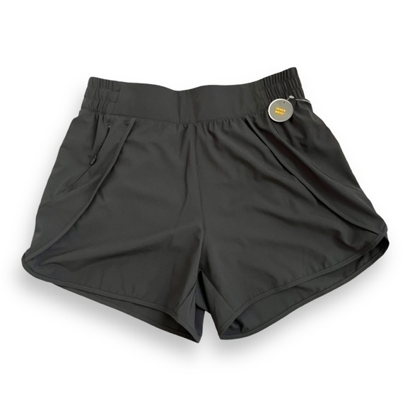 Avia Black Moisture Wicking Stretch Comfy Activewear Running Shorts - Picture 1 of 6